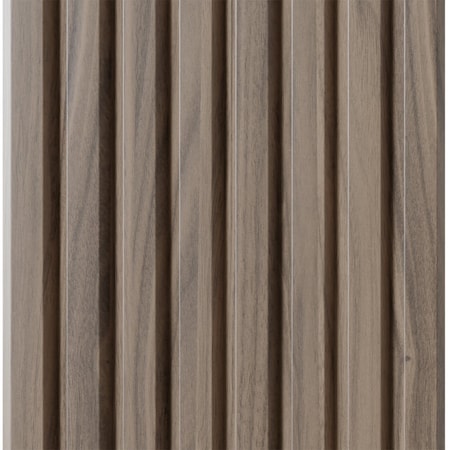 Designs Of Distinction 1-1/2" Tall Bevel Slat Tambour - Walnut (12"W x 96"L) 011296207WL1